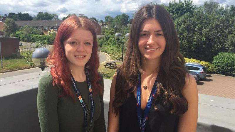 Teya and Katie, apprentices in NDORMS